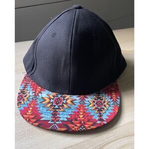 Carbon Men’s Aztec Design Multicolored SnapBack Hat Adjustable Cap One Size NWOT